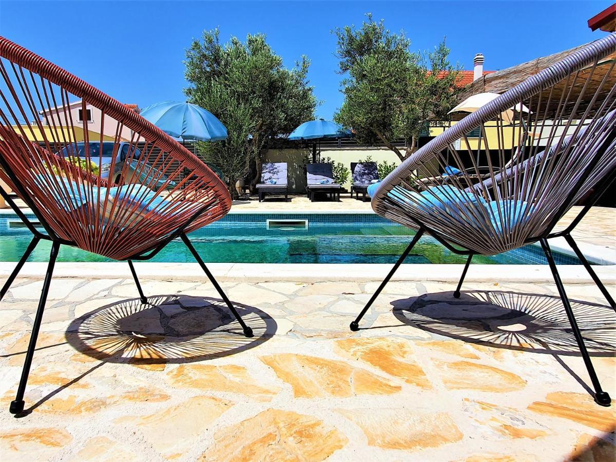 Villa Spark With Heated Pool In Rogoznica Зечево Экстерьер фото